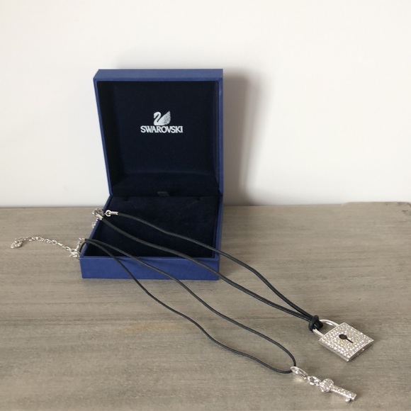Swarovski Lock & Key Necklace - Picture 3 of 5